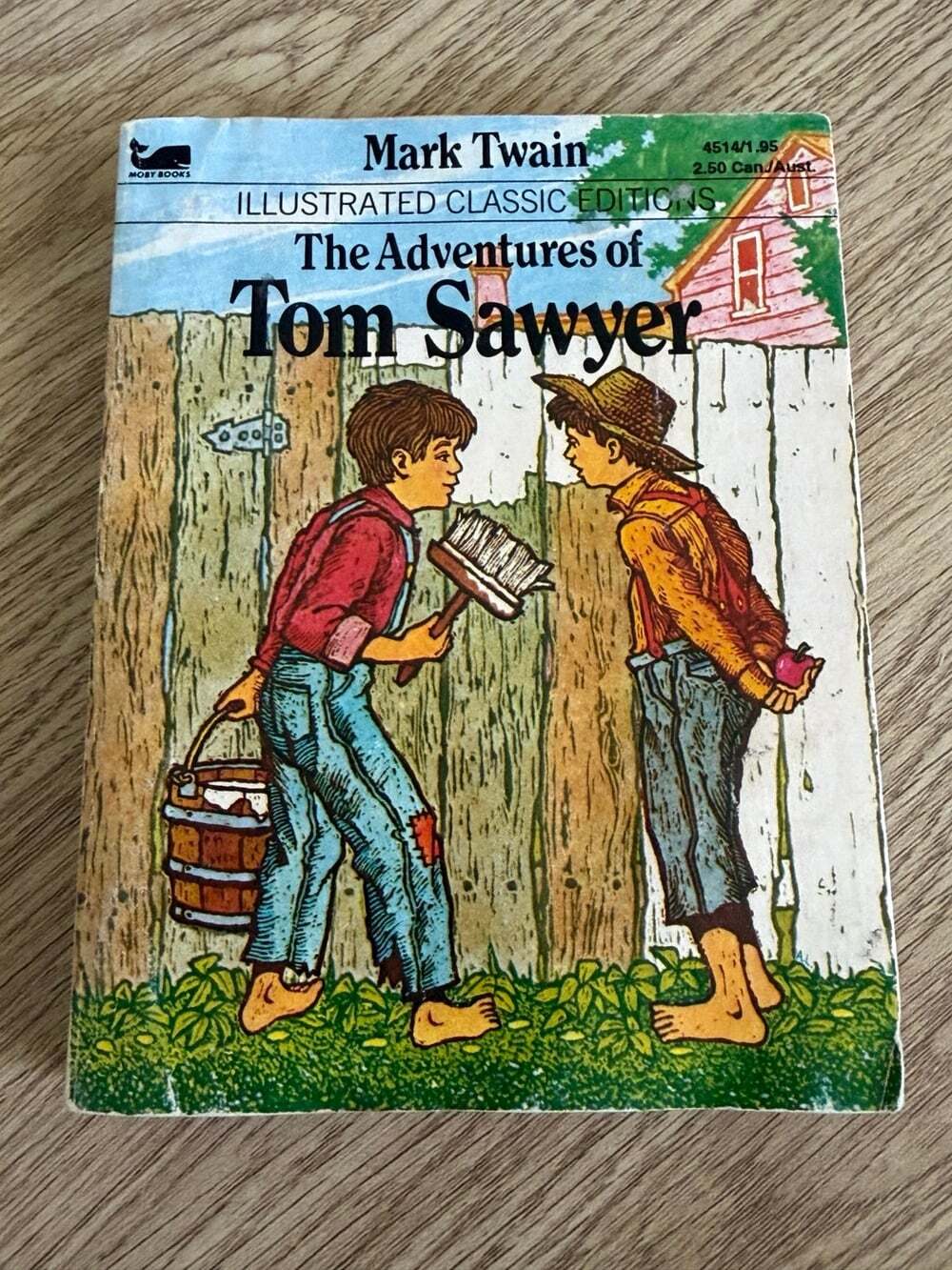 Mark Twain Tom Sawyer Illustrated Classic Editions Adaptation PB Playmore 1990s